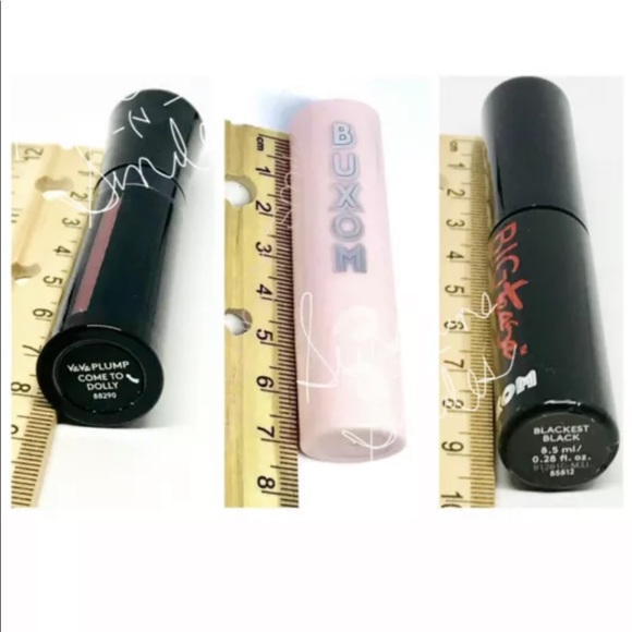 BUXOM Va-Va Plump DOLLY Liquid Lipstick + BIG O Balm + BIG TEASE Mascara 3Pc Set - Picture 3 of 7